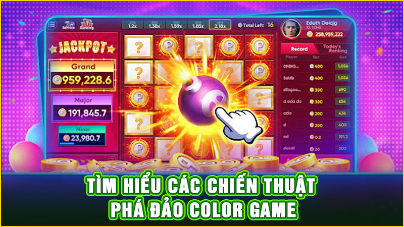 tìm hiểu các chiến thuật phá đảo color game